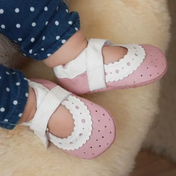 Liliputi puhatalpú szandál - baby rose - Méret L