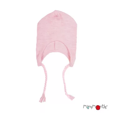 ManyMonths gyapjú megkötős sapka - Stork Pink