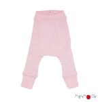 MaM gyapjú longies - Earth Red/Stork Pink