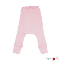 MaM gyapjú longies - Earth Red/Stork Pink