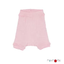 ManyMonths gyapjú Shorties - Earth Red / Stork Pink