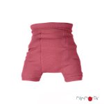 ManyMonths gyapjú Shorties - Earth Red/Stork Pink
