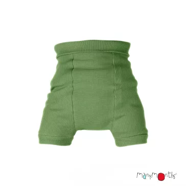 ManyMonths gyapjú Shorties - Jade green/Mykonos Waters