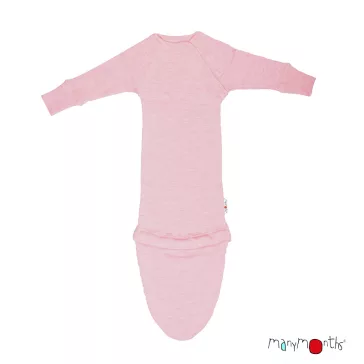 ManyMonths bővíthető gyapjú hálózsák - Stork Pink