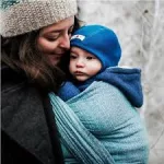 ManyMonths gyapjú űrhajós sapka Classic blue - Méret 0-3/4 hó newcomer