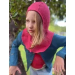 ManyMonths gyapjú űrhajós sapka Pop pink - Méret 1-4,5/5 év