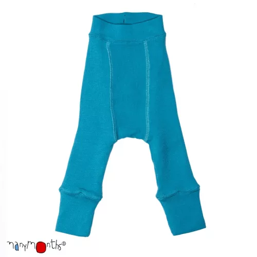 MaM gyapjú longies - Royal Turquoise