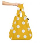 Notabag hátizsákká alakítható bevásárlótáska - Golden Dots