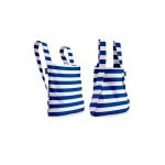 Notabag hátizsákká alakítható bevásárlótáska - Marine stripes