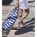 Notabag hátizsákká alakítható bevásárlótáska - Marine stripes