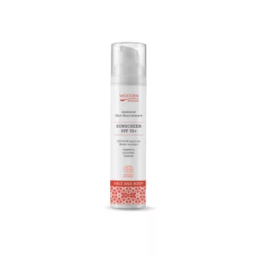 Wooden Spoon Bio Superfood naptej SPF35+, 100ml