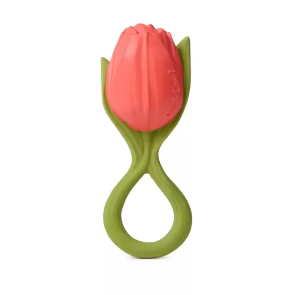 Oli&Carol természetes rágóka - Theo, a tulipán Oli&Carol természetes rágóka - Theo, a tulipán