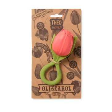 Oli&Carol természetes rágóka - Theo, a tulipán
