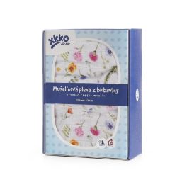   Xkko biopamut muszlin kifogó takaró - Summer Meadow (120x120)