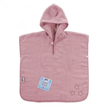 XKKO pamut frottír poncho - Pink