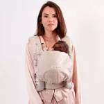 LoveRadius Physio 2. csatos babahordozó White gold - (Fizio 2)