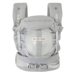   LoveRadius Physio 2. babahordozó Grey gaze de cotton - limitált