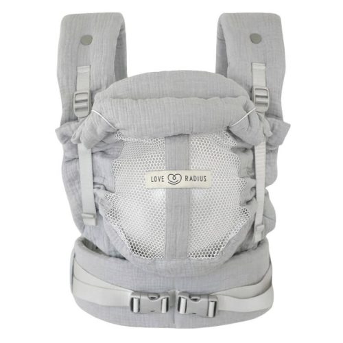 LoveRadius Physio 2. babahordozó Grey gaze de cotton - limitált