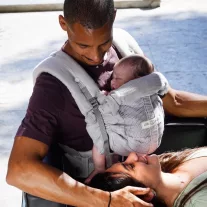  LoveRadius Physio 2. babahordozó Grey gaze de cotton - limitált