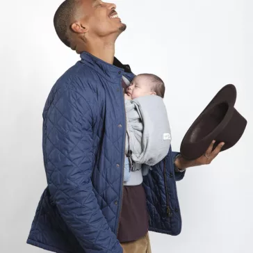   LoveRadius Physio 2. babahordozó Grey gaze de cotton - limitált
