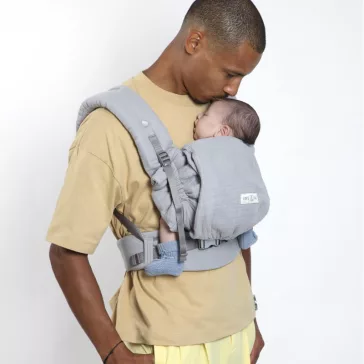  LoveRadius Physio 2. babahordozó Grey gaze de cotton - limitált
