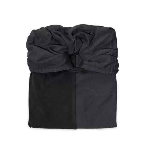 LoveRadius pöti karikás hordozókendő csomó nélkül, Charcoal Grey/Black