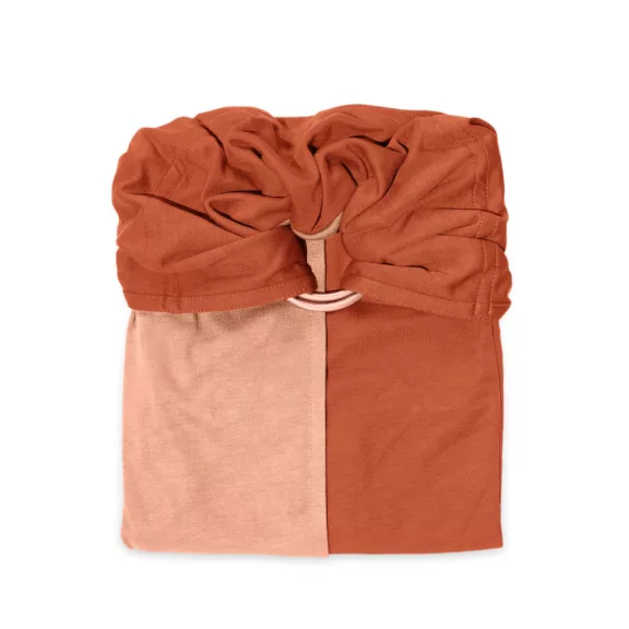LoveRadius pöti karikás hordozókendő csomó nélkül, nude-caramel LoveRadius pöti karikás hordozókendő csomó nélkül, nude-caramel
