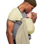  LoveRadius pöti karikás kendő csomó nélkül, Vanilla / Eucalyptus (kifordítható)