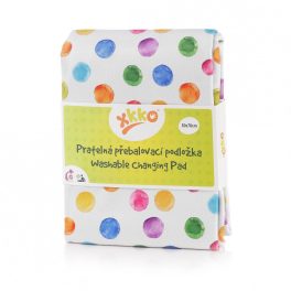 Xkko pelenkázó alátét - Színes pöttyök