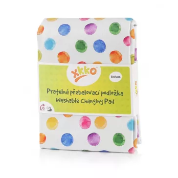 Xkko pelenkázó alátét - Színes pöttyök