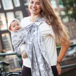 Hoppediz Ring Sling karikás kendő(Amsterdam stone)