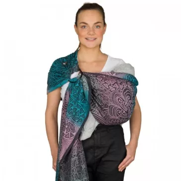 Hoppediz Ring Sling - Jaipur black karikás kendő
