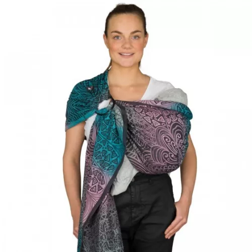 Hoppediz Ring Sling - Jaipur black karikás kendő