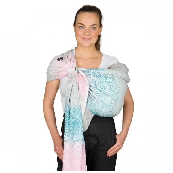 Hoppediz Ring Sling - Jaipur creme karikás kendő Hoppediz Ring Sling - Jaipur creme karikás kendő
