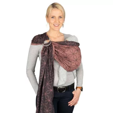 Hoppediz Ring Sling karikás kendő(Malmö rose)