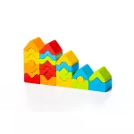 Cubika toronyépítő szett - 5 kis torony