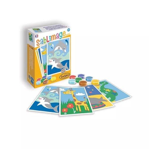 Homokszórós képek, mini, delfines