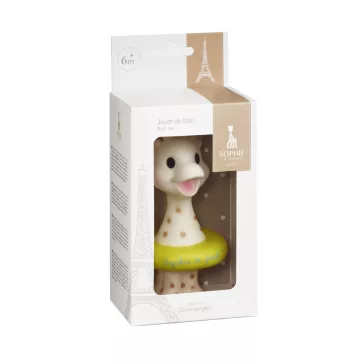 Sophie la Girafe rágóka úszógumival - Szín zöld