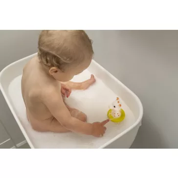 Sophie la Girafe rágóka úszógumival - Szín zöld