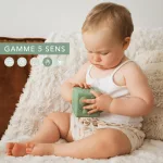 Sophie zsiráf kaucsuk kocka babajáték - 5 érzék sorozat