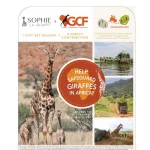 Sophie 'Sauvons les girafes' Sophie zsiráf+kulcstartó szett