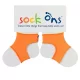 Sock ons - zoknitartó  0-6hó narancssárga