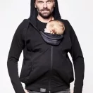 Kismama és hordozós 3in1 kapucnis felső fekete S - LoveRadius Kismama és hordozós 3in1 kapucnis felső fekete S - LoveRadius