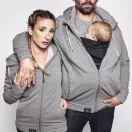 LoveRadius kapucnis kismama és hordozós kapucnis felső szürke XS LoveRadius kapucnis kismama és hordozós kapucnis felső szürke XS