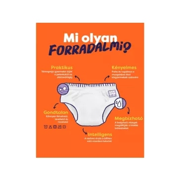   BambinoMio Forradalmi leszoktató pelenka - 2-3 év, 5db - Garden party
