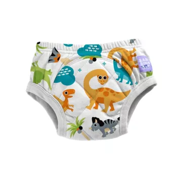   BambinoMio leszoktató pelenkanadrág, dino új - Méret 3-4 év (13-15 kg)