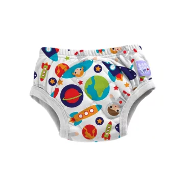   BambinoMio leszoktató pelenkanadrág, outer space új - Méret 3-4 év (13-15 kg)
