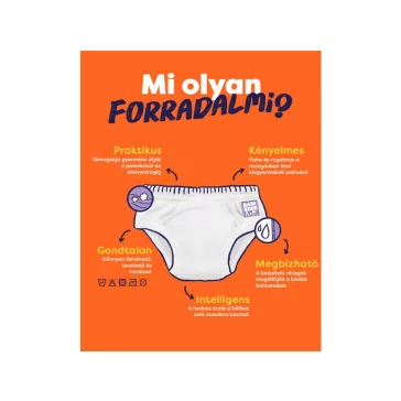   BambinoMio leszoktató pelenkanadrág, pegazus új - Méret 3-4 év (13-15 kg)