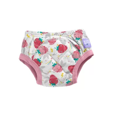   BambinoMio leszoktató pelenkanadrág, Strawberry új - Méret 3-4 év (13-15 kg)