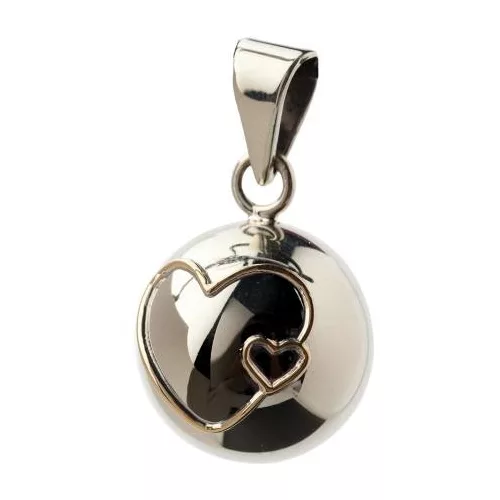 Bola pocakcsengettyű, két szíves